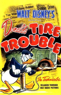 Donald's Tire Trouble Donald's Tire Trouble