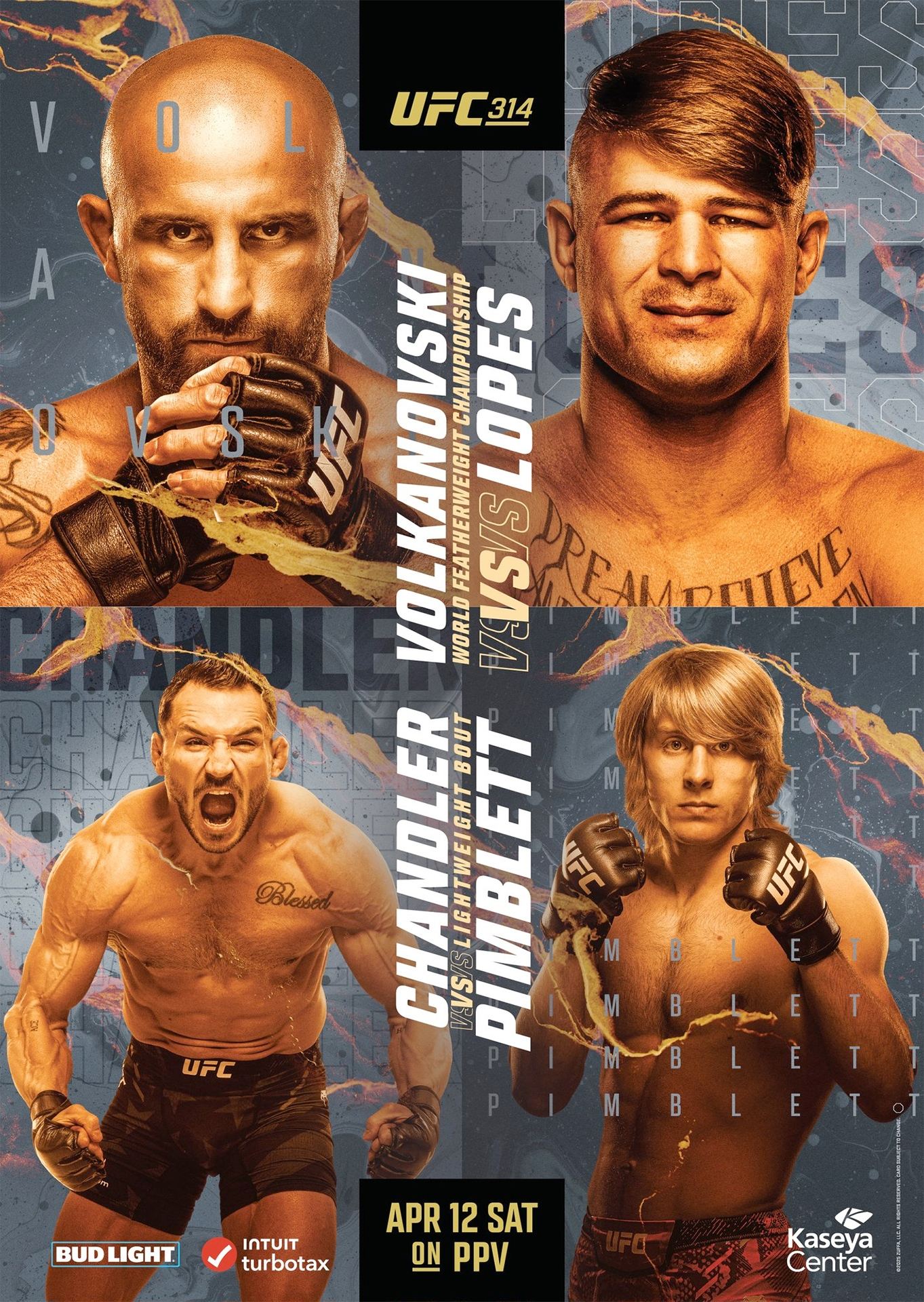 UFC 314: Volkanovski vs. Lopes UFC 314: Volkanovski vs. Lopes