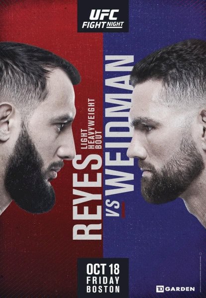 UFC on ESPN 6: Reyes vs. Weidman UFC on ESPN 6: Reyes vs. Weidman
