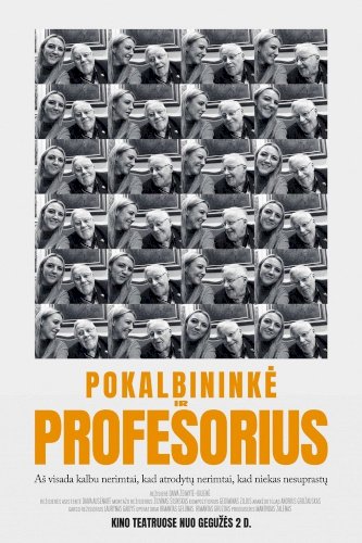 Pokalbininkė ir profesorius Pokalbininkė ir profesorius