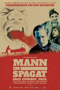 Mann im Spagat Mann im Spagat