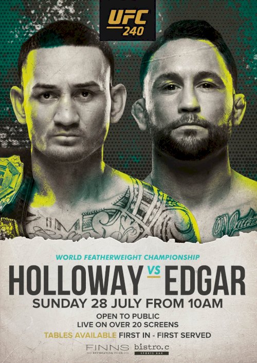 UFC 240: Holloway vs. Edgar