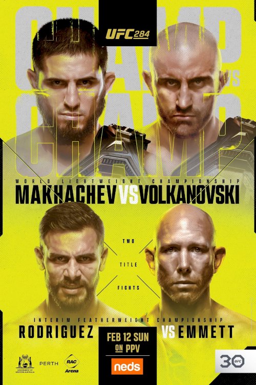 UFC 284: Makhachev vs. Volkanovski UFC 284: Makhachev vs. Volkanovski
