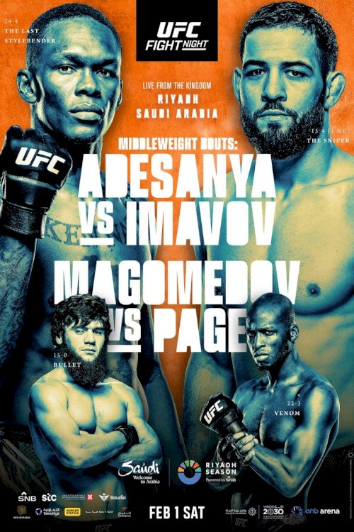 UFC Fight Night 250: Adesanya vs. Imavov UFC Fight Night 250: Adesanya vs. Imavov