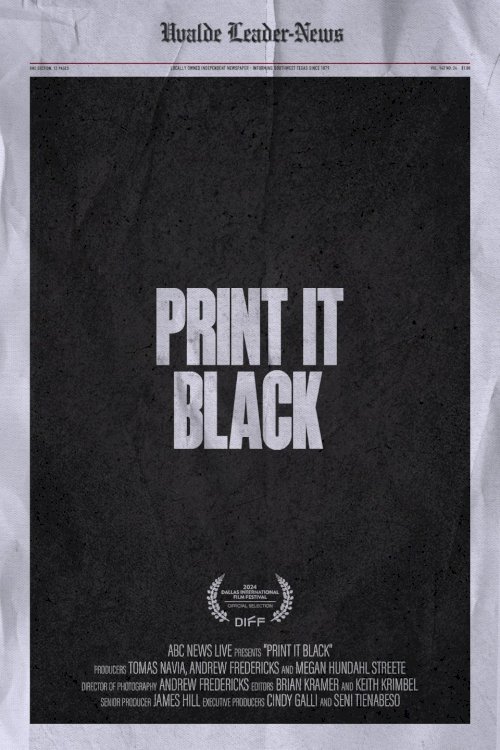 Print It Black Print It Black