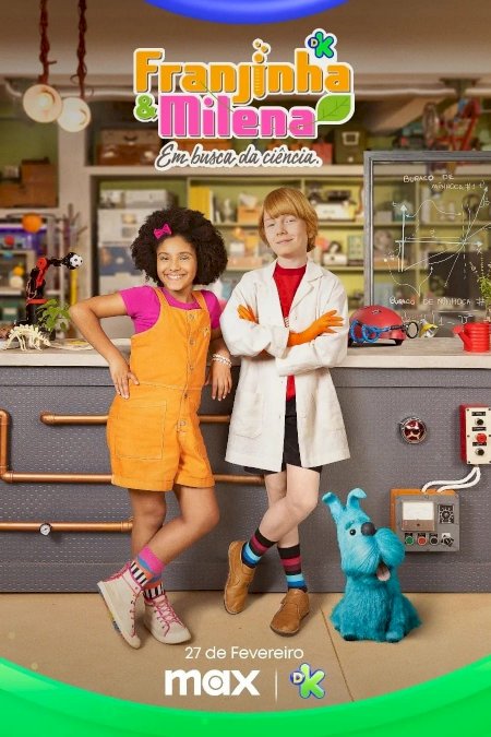 Franjinha, with her ability for exact and inventions, and Milena, her new and powerful friend, full of attitude, curiosity and a natural talent for biologicals, embark on a fun journey, with the purpose of discovery through scientific thinking.